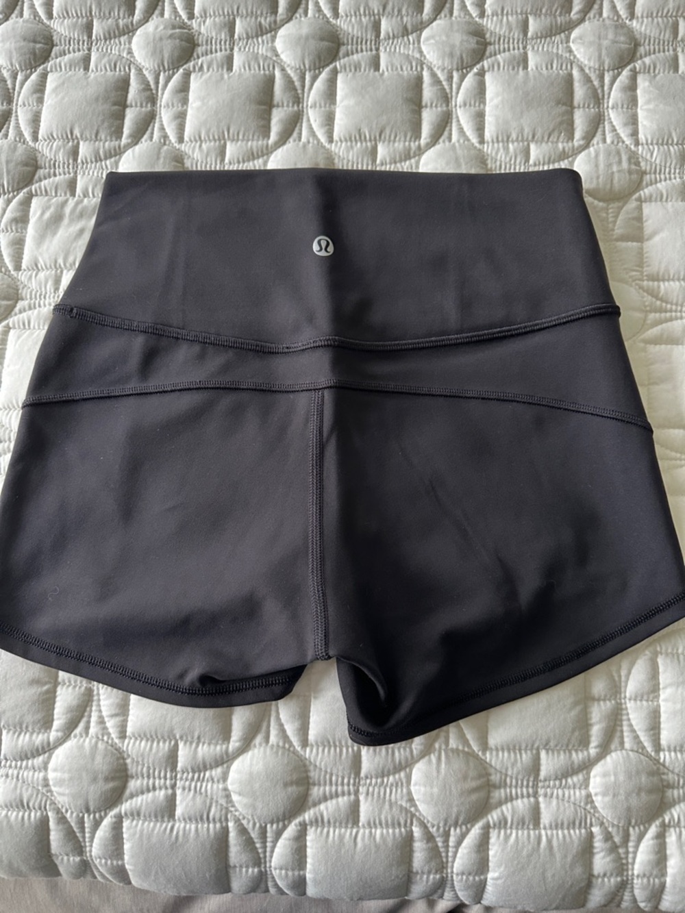lululemon athletica Black High-Rise Athletic Bike Shorts - Picture 3 of 6